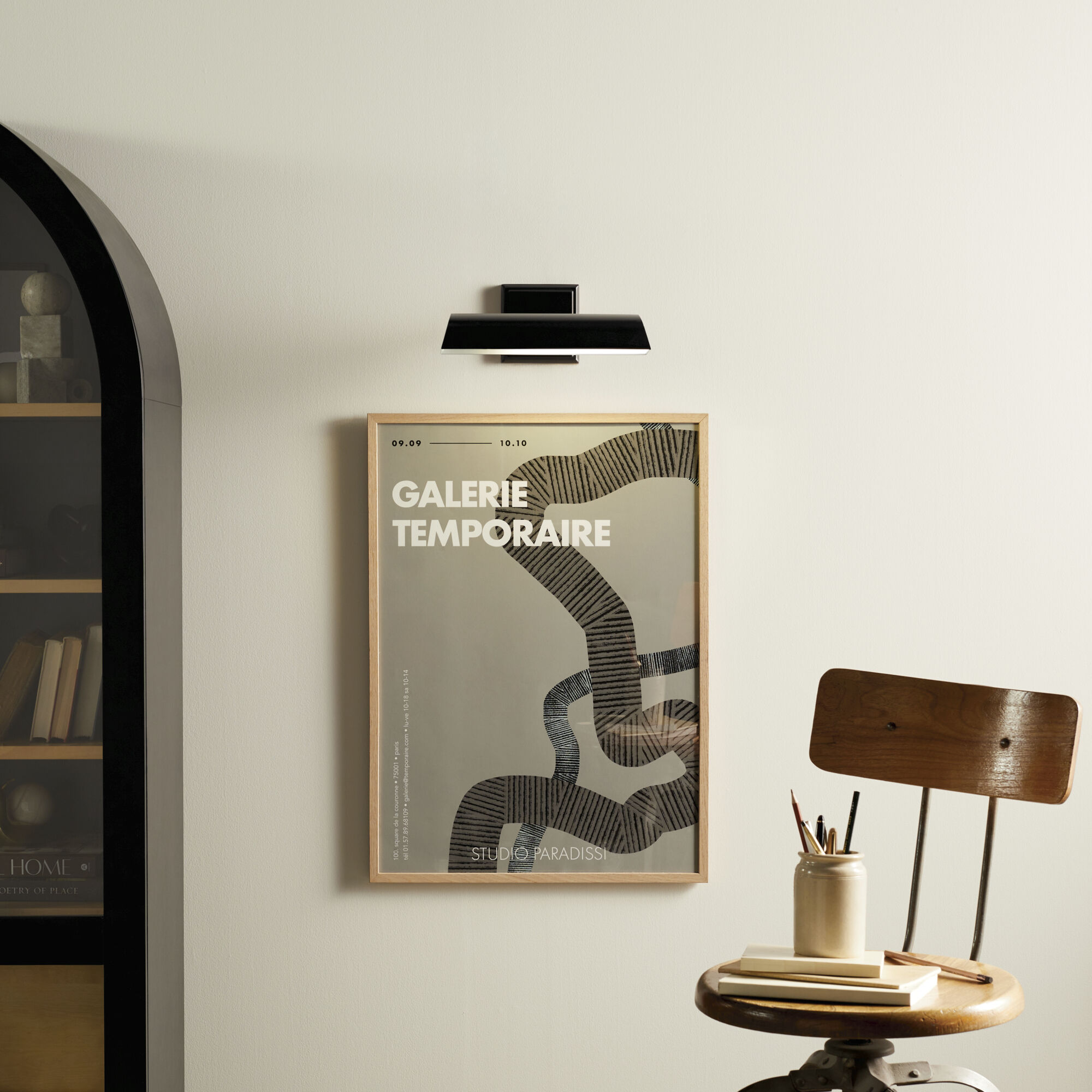 Carston 13 watt 12.25 inch Black Picture Light Wall Light